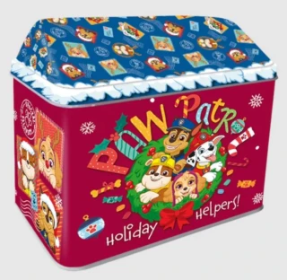 Kovová chaloupka PAW PATROL & želé bonbóny 80 g