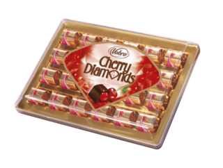 Bonboniéra CHERRY DIAMONDS 280g