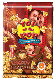 TOP POP POPCORN 100g do mikrovlnky ČOKO & KARAMEL