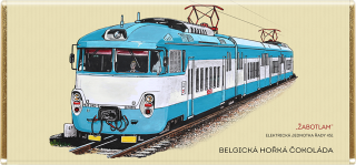 Čokoláda RETRO 100 g vlak Elektrická jednotka řady 451 „Žabotlam“  hořká