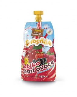 Mošt OVOCŇÁK 250 ml  Jablko - Lesní ovoce