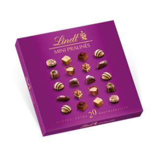 Bonboniéra LINDT mini 100 g Pralines FIALOVÁ