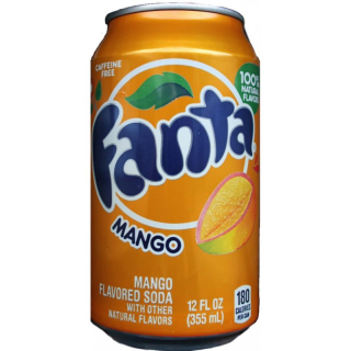 Fanta plechovka 355ml - MANGO