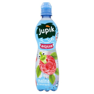 Jupík Aqua 500 ml - pramenitá voda s příchutí JAHODA