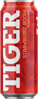 Energetický nápoj TIGER 500 ml v plechu - STRAWBERRY