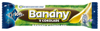 ORION Banánky - želé v čokoládě 45 g - balení 48 ks