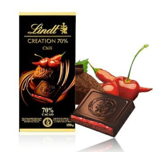 Čokoláda Lindt Creation 150 g višně a chili 