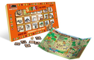 Bonboniéra CARLA 90 g NAPOLITÁNKY - SAFARI - mléčná čokoláda 18 ks