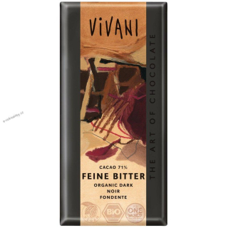 BIO čokoláda VIVANI hořká 71 % 