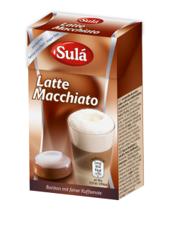 Bonbóny BEZ CUKRU - SULÁ 44 g Latté Macchiato v krabičce
