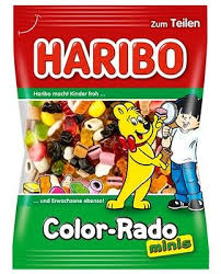 Želé HARIBO 175g Color Rado minis