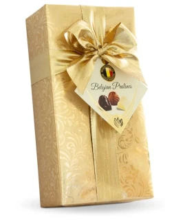 Bonboniérra DELAFAILLE 200 g - Luxusní belgické pralinky - ZLATÝ DÁREK