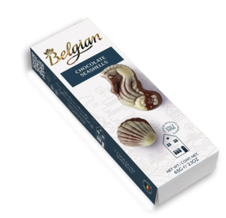 Belgické pralinky THE BELGIAN Seashells 65 g