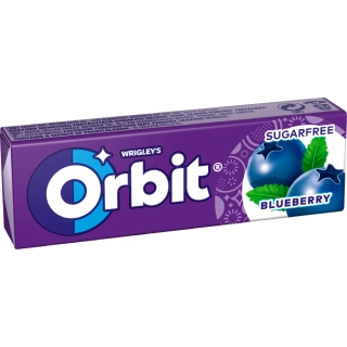 Žvýkačky ORBIT dražé 14 g BORŮVKA - balení 30 ks