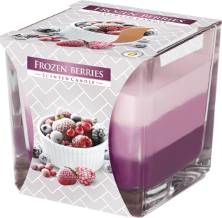 Bispol 3barevná svíčka FROZEN BERRIES