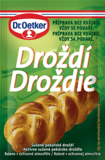Sušené droždí Dr.Oetker 7bg sáček
