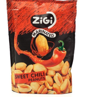 ZIGI marinované arašídy 70g s příchutí SWEET CHILLI