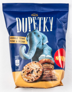 DUPETKY pečená kolečka s černým a bílým sezamem