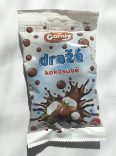 CANDY dražé kuličky KOKOSOVÉ 70g