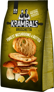 Krambals pečené krekry s příchutí lesních hub a másla  70 g