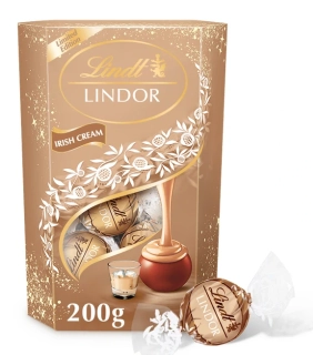 Bonboniéra Lindt LINDOR 200 g IRISH CREAM - mléčná s likérem
