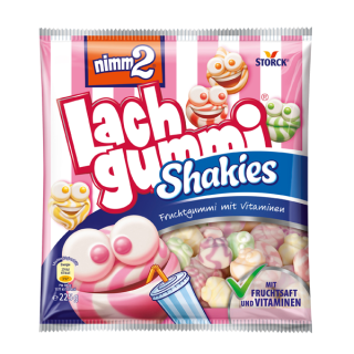 Nimm2 Smilegummi 90g MILK SHAKIES ovocné želé s vitamíny