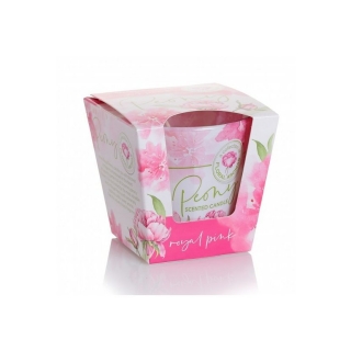 Svíčka Bartek 115g FLORAL AROMAS růžová pivoňka