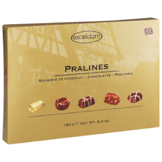 Bonboniéra EXCELCIUM Pralinés 180 g ZLATÁ