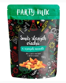 PARTY MIX 150g směs slaných oříšků a uzených mandlí