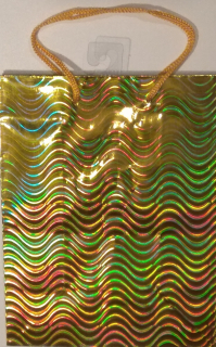 Dárková papírová taška 26 x 31cm METALÍZA ZLATÁ