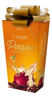 Bonboniéra VOBRO Cherry Passion prosecco s mašlí 210g