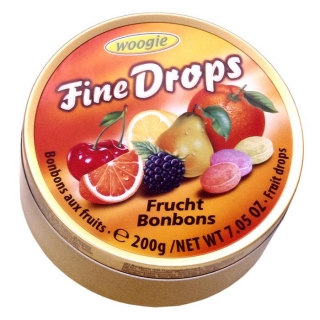Woogie drops v plechové krabičce 200g - OVOCE