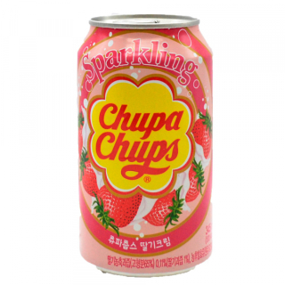 Limonáda CHUPA CHUPS 345ml JAHODA SE SMETANOU