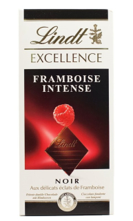 Čokoláda Lindt Excellence 100 g MALINA Intense