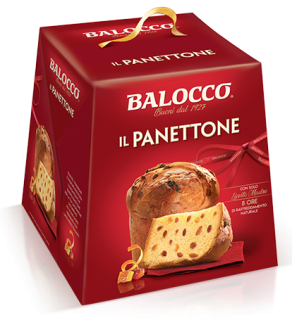 Panettone BALOCCO CLASSICO 1 kg - italská bábovka s kandovaným ovocem VELKÁ