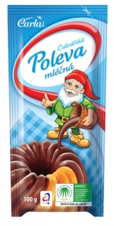 Čokoládová poleva CARLA 100 g MLÉČNÁ