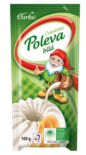 Čokoládová poleva CARLA 100 g BÍLÁ