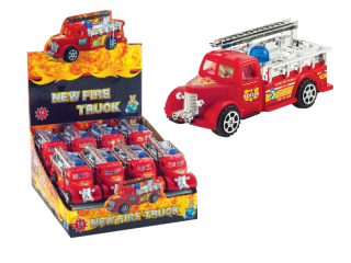 Hračka NEW FIRE TRUCK + bonbóny 5 g - VÝPRODEJ !!! DMT: 9/2025