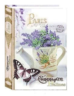 Bonboniéra MASHA 200 g KNIHA - LEVANDULE