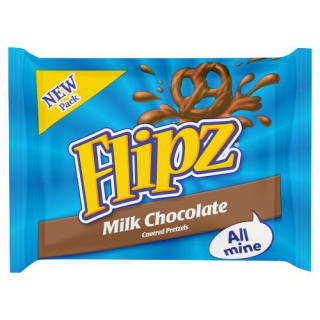 Flipz Milk Chocolate 37g preclíky v mléčné čokoládě