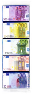 Mléčné čokolády EURO 5x 15 g - 5 čokoládiček v balení