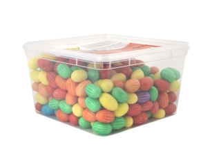 Žvýkačky v dóze SOUR FRUIT - OVOCE 6 g - 300 ks - KYSELÉ