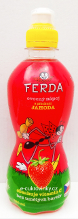 PET Hello drink FERDA 330 ml JAHODA