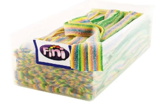 Kyselé pásky FINI 8 g / 200 ks MULTICOLOR RAINBOW
