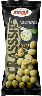 Arašídy v těstíčku CRASSSH 60g CIBULE & SMETANA