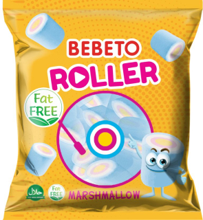 Želé BEBETO ROLLER -  barevné marshmallow 60 g