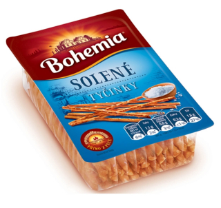 Slané tyčinky BOHEMIA 85 g vanička solené