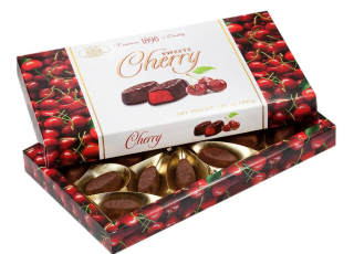 Bonboniéra KBF SWEETS CHERRY 200 g s třešňovou příchutí
