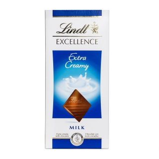 Čokoláda LINDT Excellence 100 g - mléčná Extra Creamy